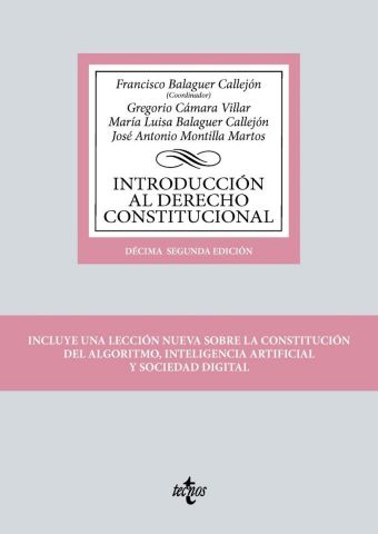 INTRODUCCIÓN AL DERECHO CONSTITUCIONAL ED. 2023 (TECNOS)