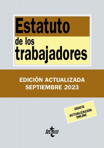 ESTATUTO DE LOS TRABAJADORES ED. 2023 (TECNOS)