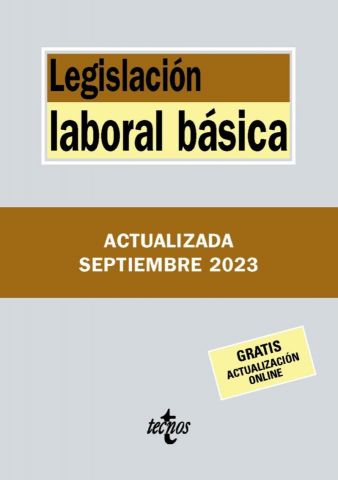 LEGISLACIÓN LABORAL BÁSICA ED. 2023 (TECNOS)