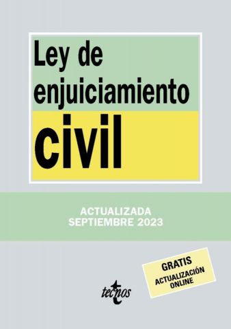 LEY DE ENJUICIAMIENTO CIVIL ED. 2023 (TECNOS)