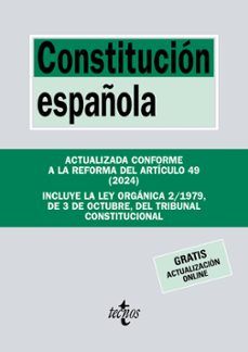 CONSTITUCIÓN ESPAÑOLA ED. 2024 (TECNOS)