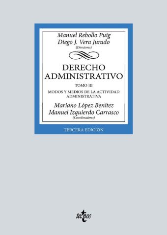 DERECHO ADMINISTRATIVO TOMO III (TECNOS)