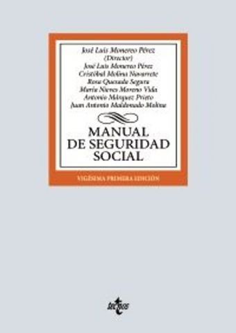 MANUAL DE SEGURIDAD SOCIAL ED. 2025 (TECNOS)