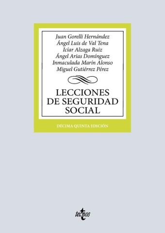 LECCIONES DE SEGURIDAD SOCIAL ED. 2025 (TECNOS)
