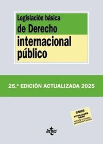 LEGISLACIÓN BÁSICA DE DERECHO INTERN. PÚBLICO ED. 2025 (TECNOS)
