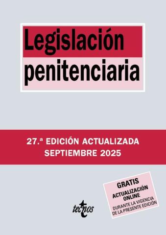 LEGISLACIÓN PENITENCIARIA ED. 2025 (TECNOS)