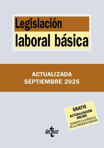 LEGISLACIÓN LABORAL BÁSICA ED. 2025 (TECNOS)