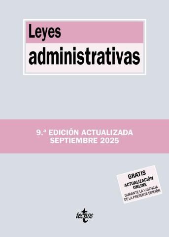 LEYES ADMINISTRATIVAS ED. 2025 (TECNOS)