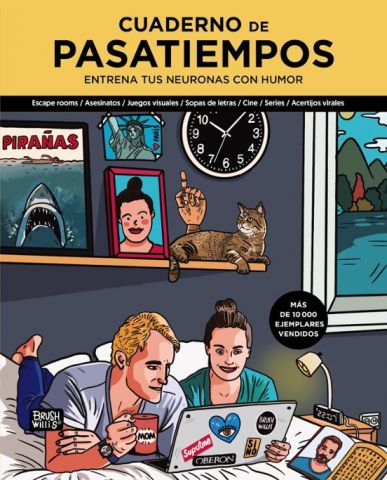 CUADERNO DE PASATIEMPOS. ENTRENA TUS NEURONAS CON HUMOR (A. MULTIMEDIA)