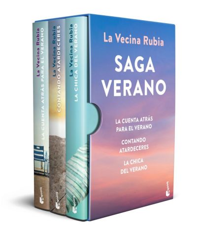 ESTUCHE LA VECINA RUBIA. SAGA VERANO (BOOKET)