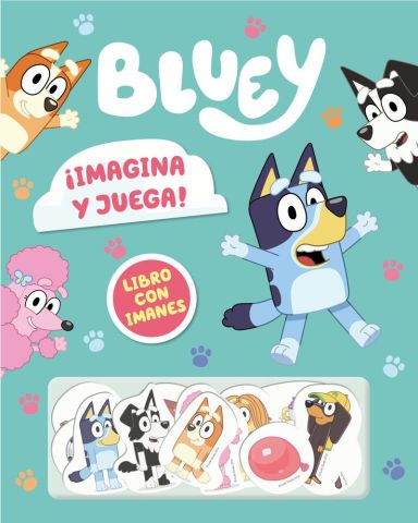 BLUEY. ¡IMAGINA Y JUEGA! LIBRO CON IMANES (BEASCOA)