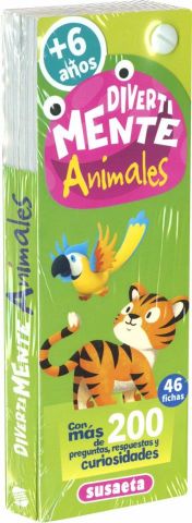DIVERTIMENTE ANIMALES + 6 AÑOS (SUSAETA)