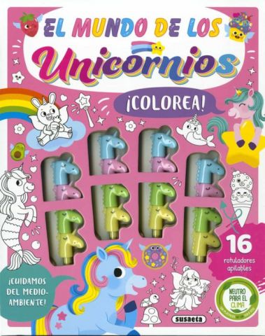 COLOREA. EL MUNDO DE LOS UNICORNIOS (SUSAETA)