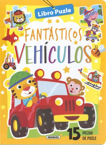 LIBRO PUZLE. FANTÁSTICOS VEHÍCULOS (SUSAETA)