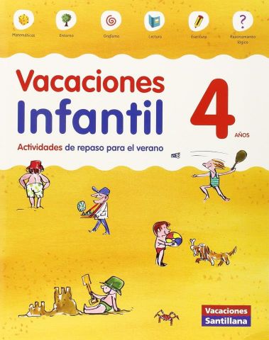 VACACIONES  INFANTIL 4 AÑOS (SANTILLANA)