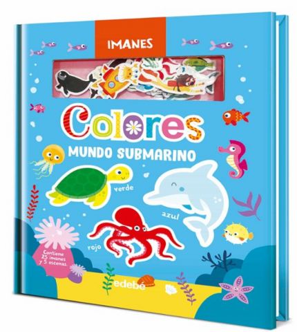 LIBRO DE IMANES. COLORES DEL MUNDO SUBMARINO (EDEBÉ)