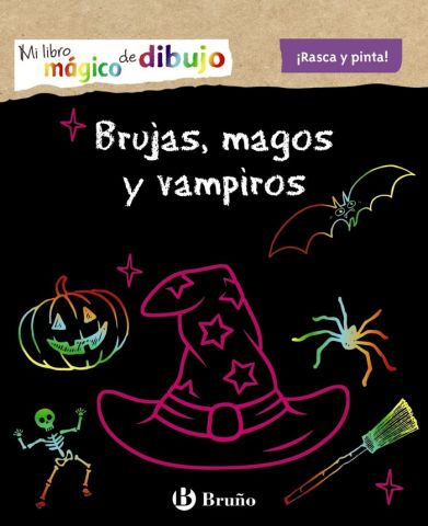 MI LIBRO MÁGICO DE DIBUJO. BRUJAS, MAGOS Y VAMPIRO