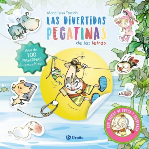 LAS DIVERTIDAS PEGATINAS DE LAS LETRAS (BRUÑO)