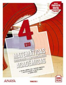 (ANAYA) MATEMATICAS ACADEMICAS 4º ESO AND.21