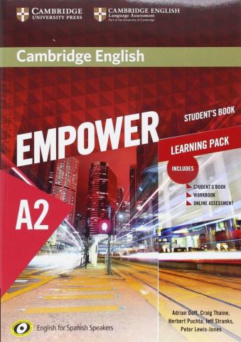 CAMBRIGDE ENGLISH EMPOWER A2 STUDENT'S BOOK AND WB