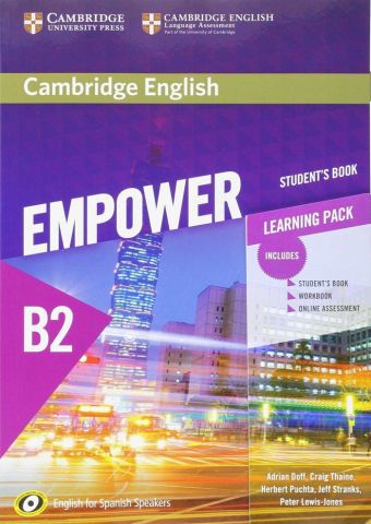 CAMBRIDGE ENGLISH EMPOWER B2 STUDENT'S BOOK AND WB