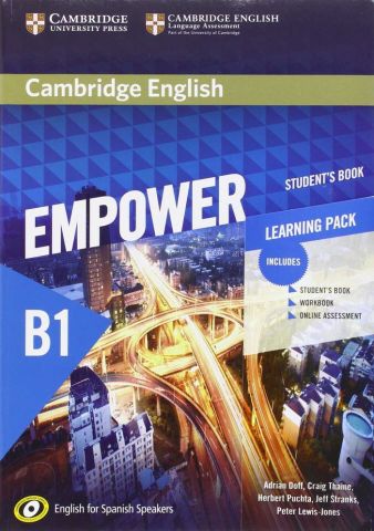 CAMBRIGDE ENGLISH EMPOWER B1 STUDENT'S BOOK AND WB
