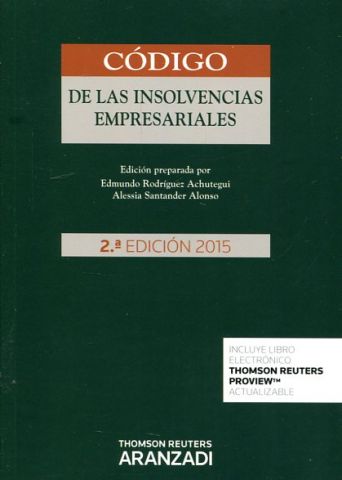 CÓDIGO DE LAS INSOLVENCIAS EMPRESARIALES 2ª EDICIÓ