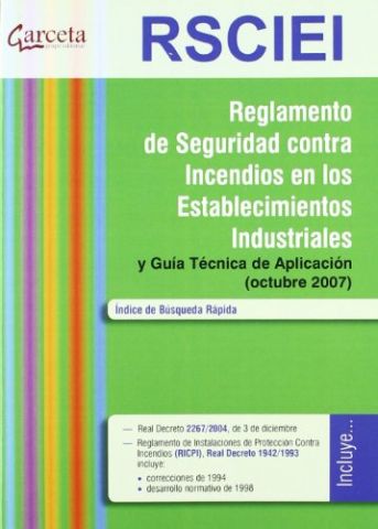 RSCIEI REGLAMENTO DE SEGURIDAD CONTRA INCENDIOS EN