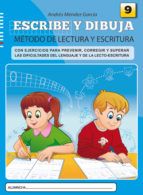 ESCRIBE Y DIBUJA. CUADERNO 9