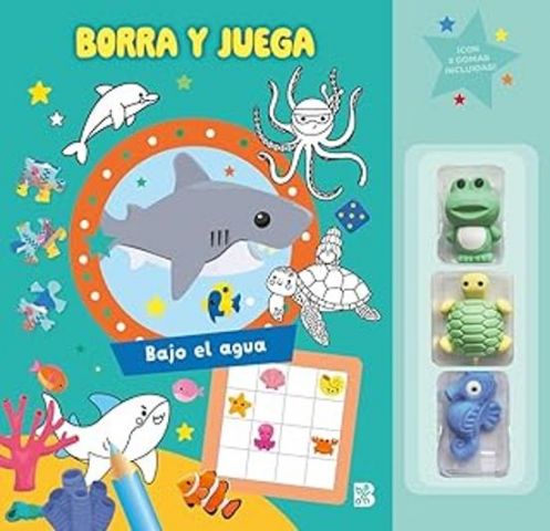 BORRA Y JUEGA. BAJO EL AGUA (BALLON)