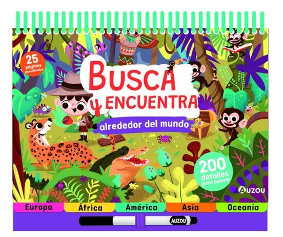 BUSCA Y ENCUENTRA. ALREDEDOR DEL MUNDO (AUZOU)