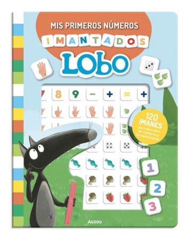 LOBO.  MIS PRIMEROS NÚMEROS IMANTADOS (AUZOU)