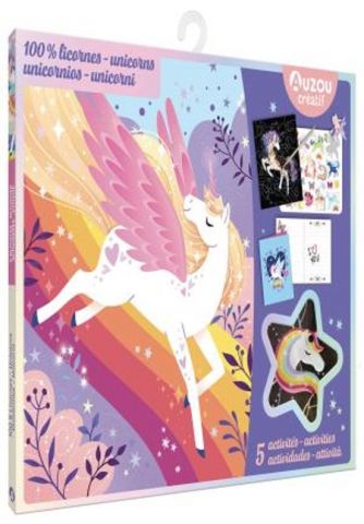 UNICORNIOS ARCOIRIS. ESTUCHE DEL ARTISTA (AUZOU)