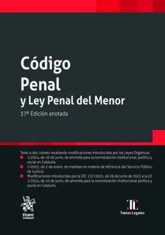 CÓDIGO PENAL  ED. 2025 (TIRANT)