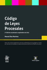 CÓDIGO DE LEYES PROCESALES ED. 2025 (TIRANT)