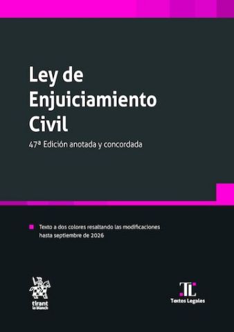 LEY DE ENJUICIAMIENTO CIVIL ED. 2026 (TIRANT)