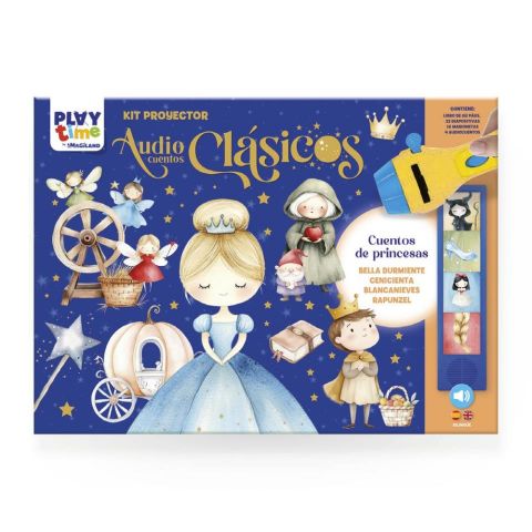 KIT PROYECTOR AUDIOCUENTOS CLÁSICOS: CUENTOS DE PRINCESAS BOPR08 (IMAGILAND)