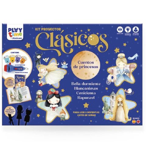 KIT PROYECTOR CLÁSICOS: CUENTOS DE PRINCESAS BOPR11 (IMAGILAND)