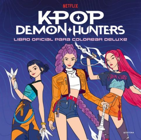 K-POP DEMON HUNTERS. LIBRO OFICIAL PARA COLOREAR (MONTENA)