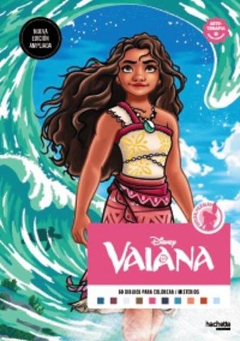 DIBUJOS PARA COLOREAR. VAIANA (HACHETTE)