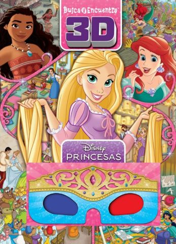 BUSCA Y ENCUENTRA 3D. PRINCESAS DISNEY (PIL)