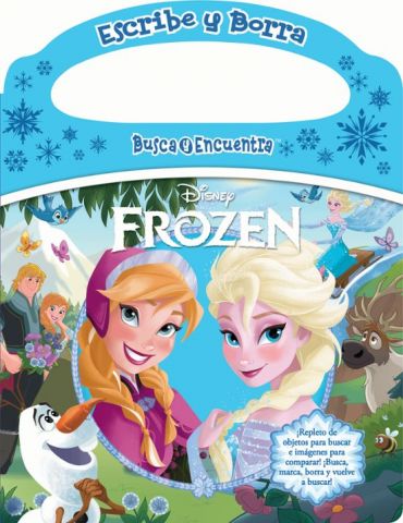 DISNEY FROZEN. ESCRIBE Y BORRA (PIL)