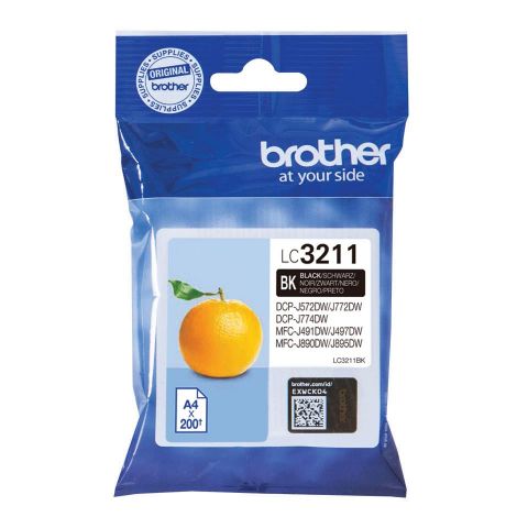 BROTHER INKJET LC3211BK CARTUCHO NEGRO ORIGINAL