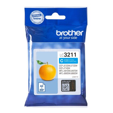 BROTHER INKJET LC3211C CARTUCHO CYAN ORIGINAL