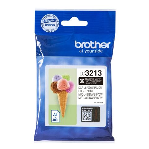 BROTHER INKJET LC3213BK CARTUCHO NEGRO ORIGINAL