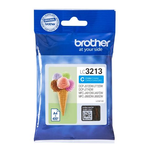 BROTHER INKJET LC3213C CARTUCHO CYAN ORIGINAL