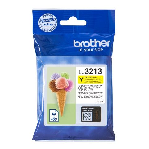 BROTHER INKJET LC3213Y CARTUCHO AMARILLO ORIGINAL