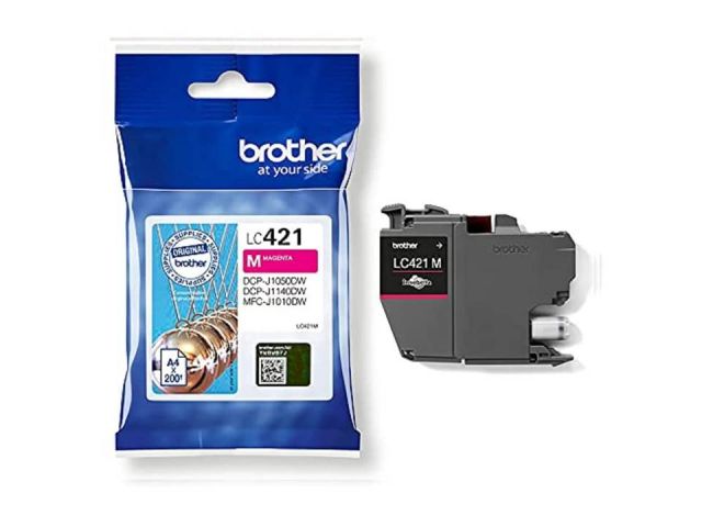 BROTHER INKJET LC421M CARTUCHO MAGENTA ORIGINAL