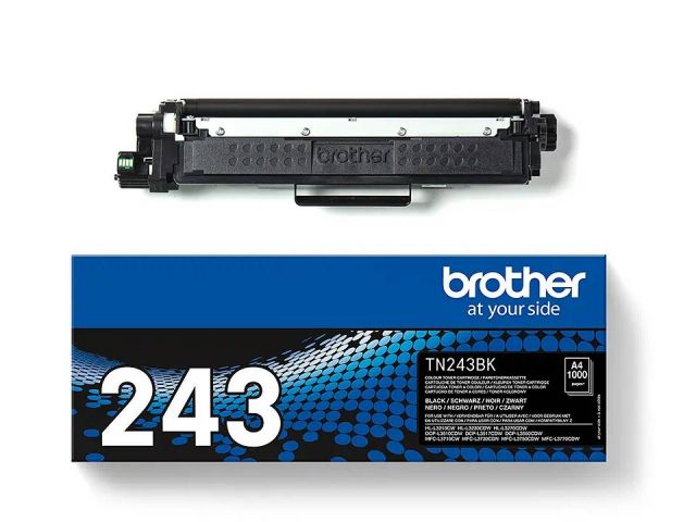 BROTHER LASER COLOR TONER NEGRO TN243BK ORIGINAL