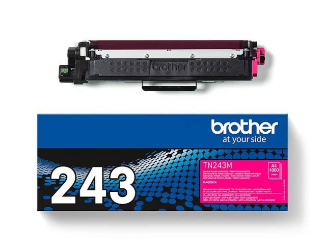 BROTHER LASER COLOR TONER MAGENTA TN243M ORIGINAL